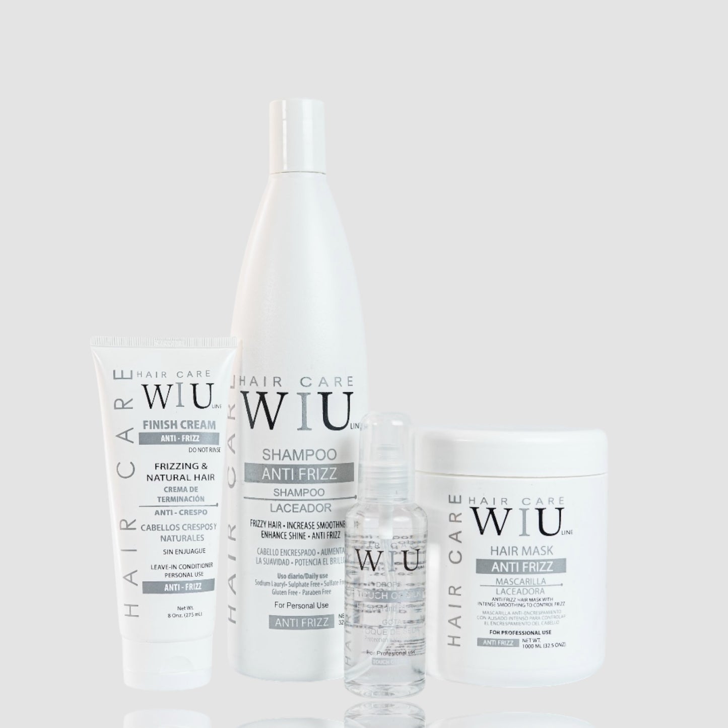 ANTI FRIZZ SET 4 PIECE - Sarise Cosmética 