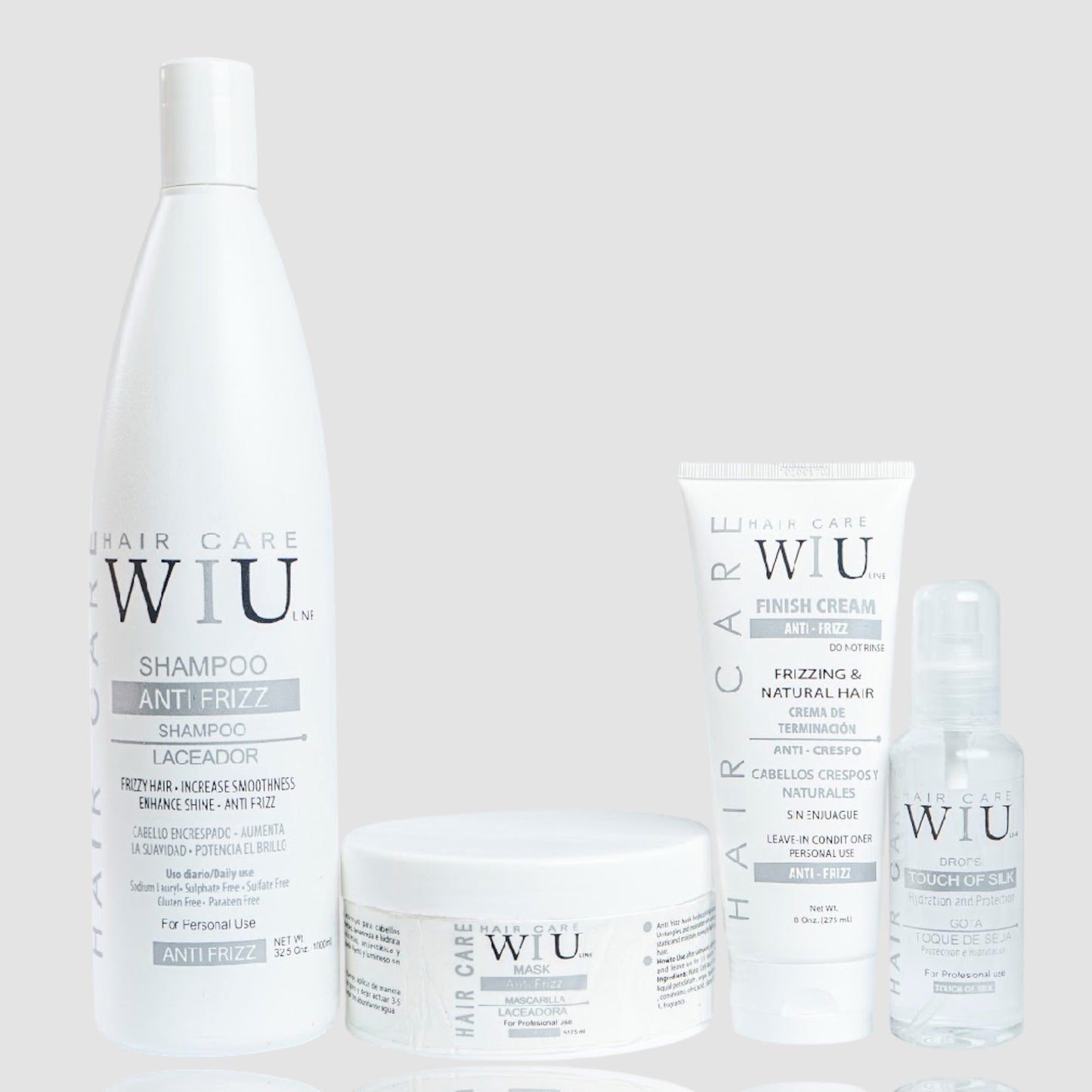 ANTI FRIZZ SET 4 PIECE - Sarise Cosmética 