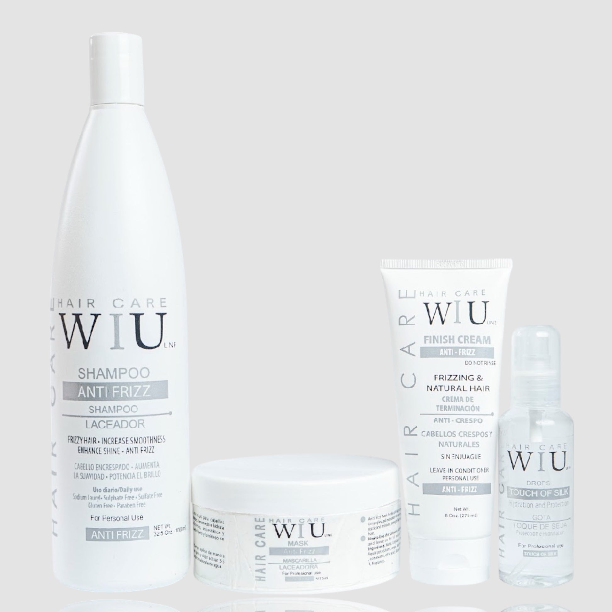 ANTI FRIZZ SET 4 PIECE - Sarise Cosmética 